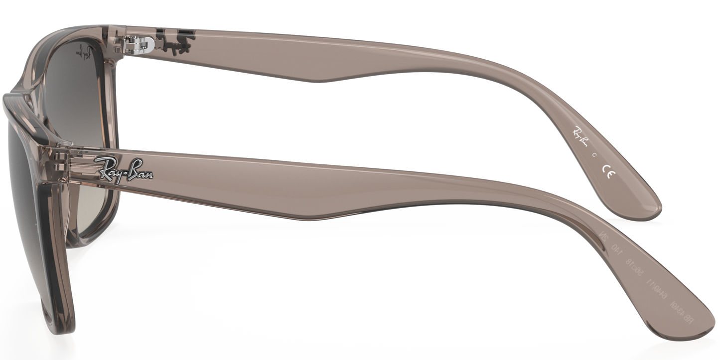 Ray-Ban 0RB4349I 644911 - Transparent grey sunglasses