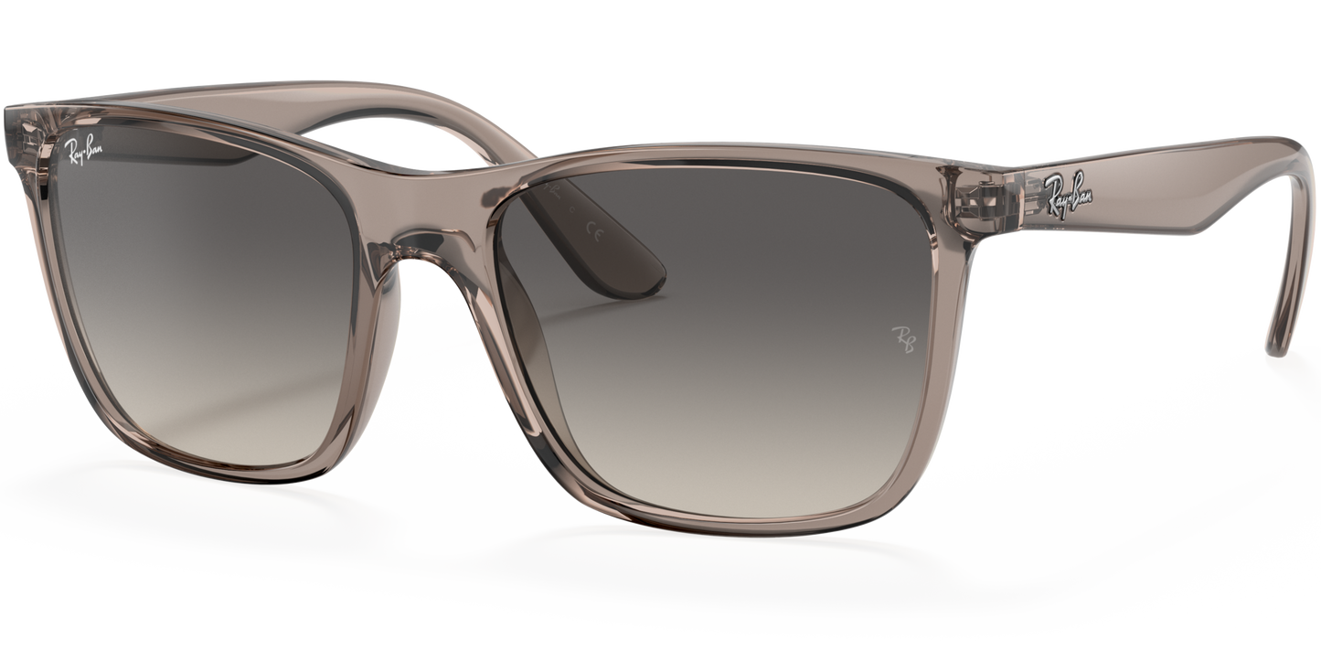 Ray-Ban 0RB4349I 644911 - Transparent grey sunglasses