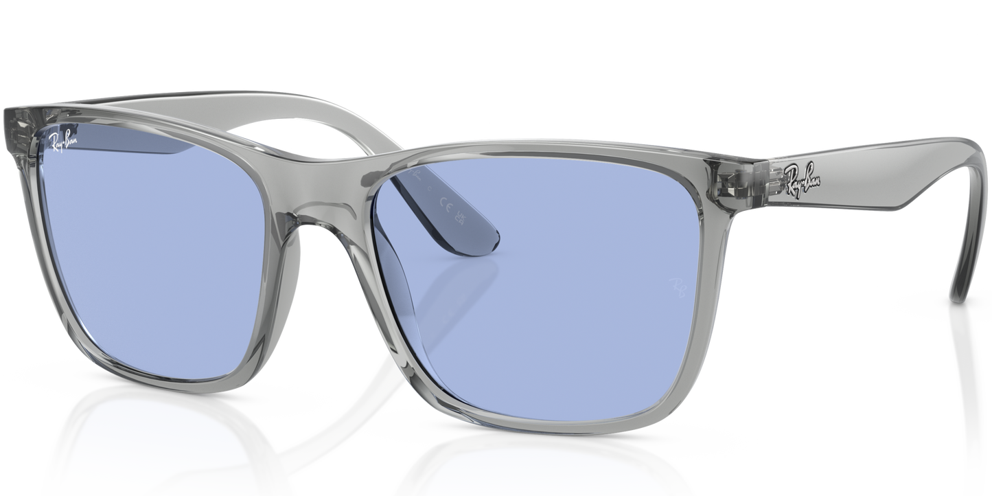 Ray-Ban 0RB4349I 645080 - Transparent grey sunglasses