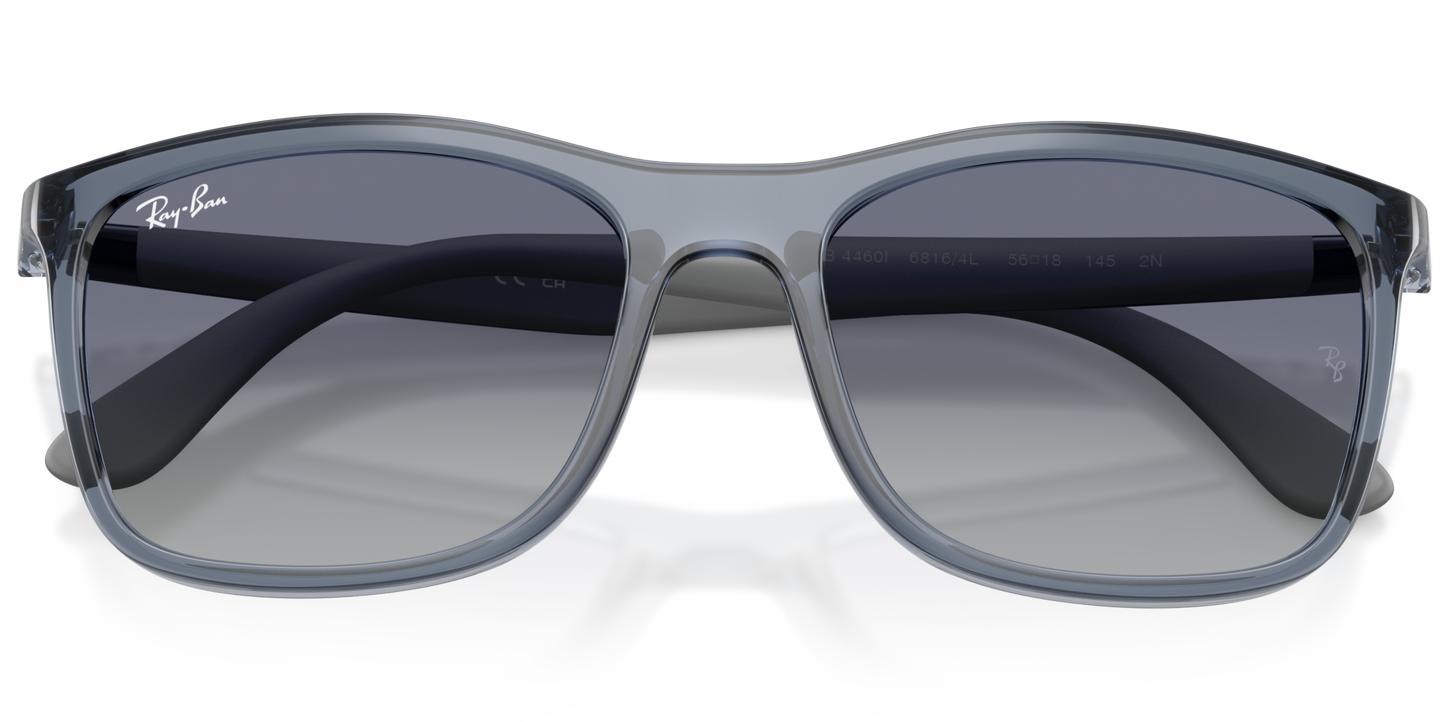 RAY-BAN 0RB4460I 68164L - Transparent blue Sunglasses