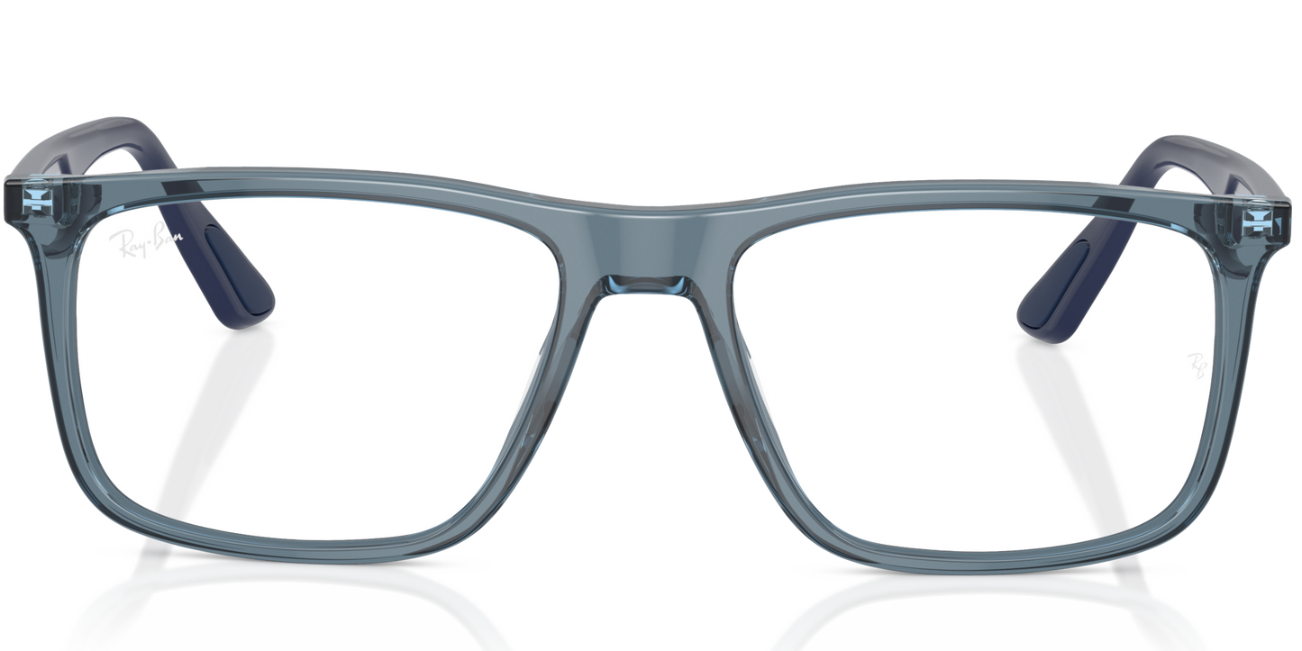 RAY-BAN 0RX5389I 8371 - Transparent light blue Eyeglasses