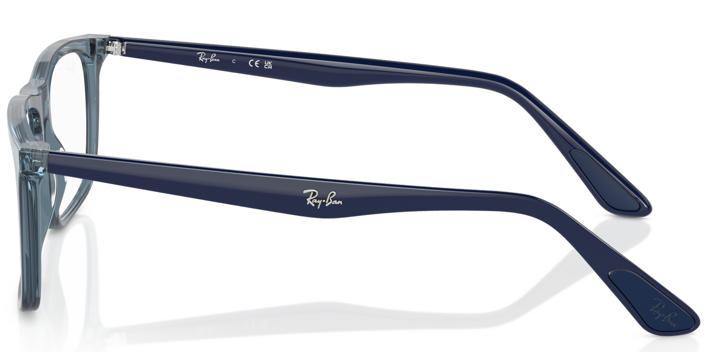 RAY-BAN 0RX5389I 8371 - Transparent light blue Eyeglasses