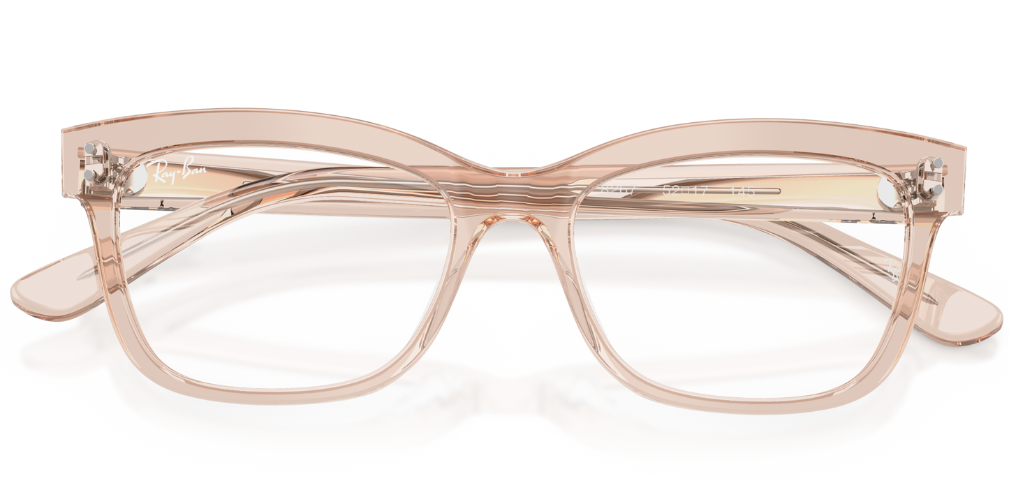 RAY-BAN 0RX5444I 8267 - Transparent beige Eyeglasses