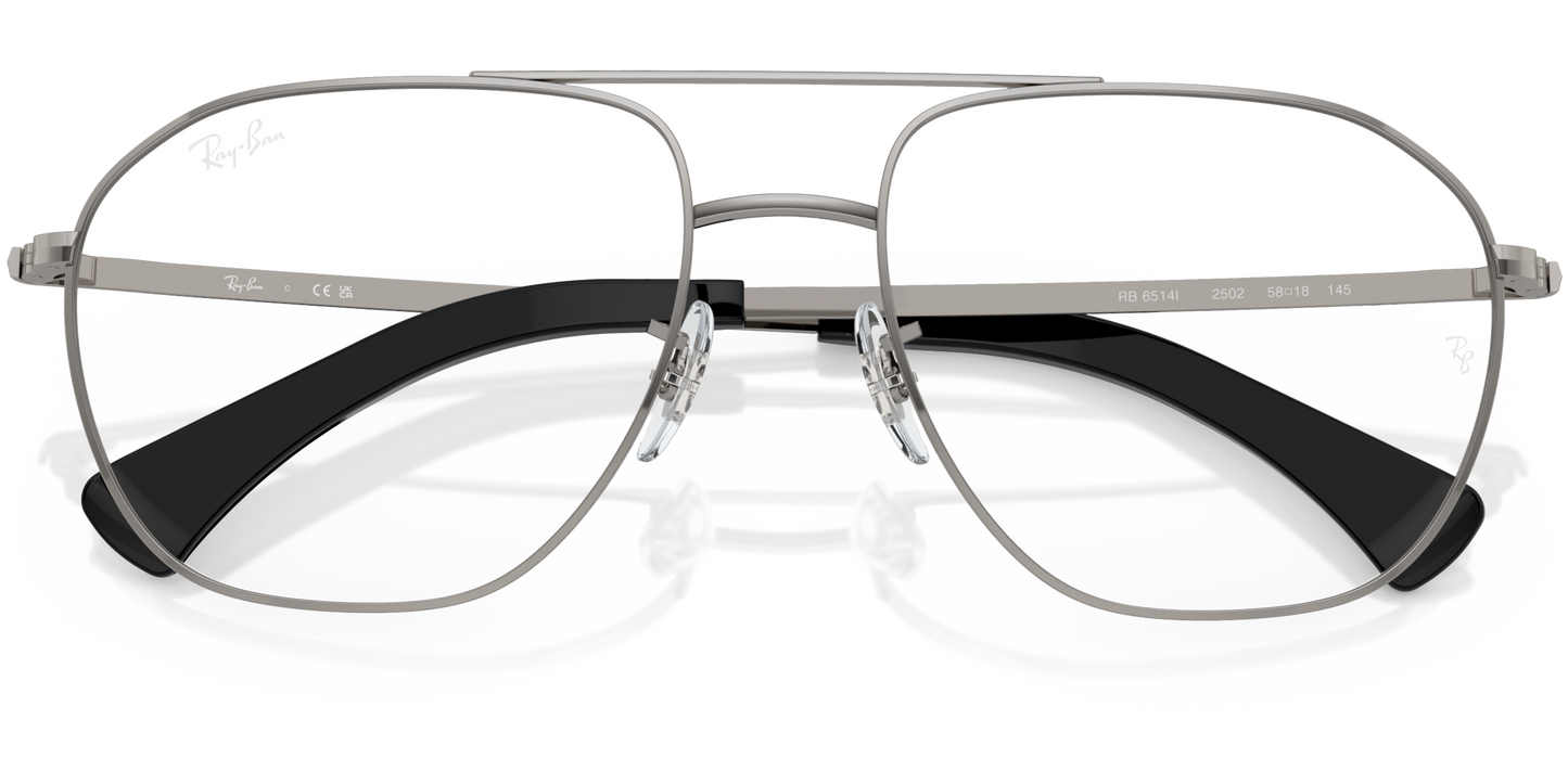 RAY-BAN 0RX6514I 2502 - Gunmetal Eyeglasses