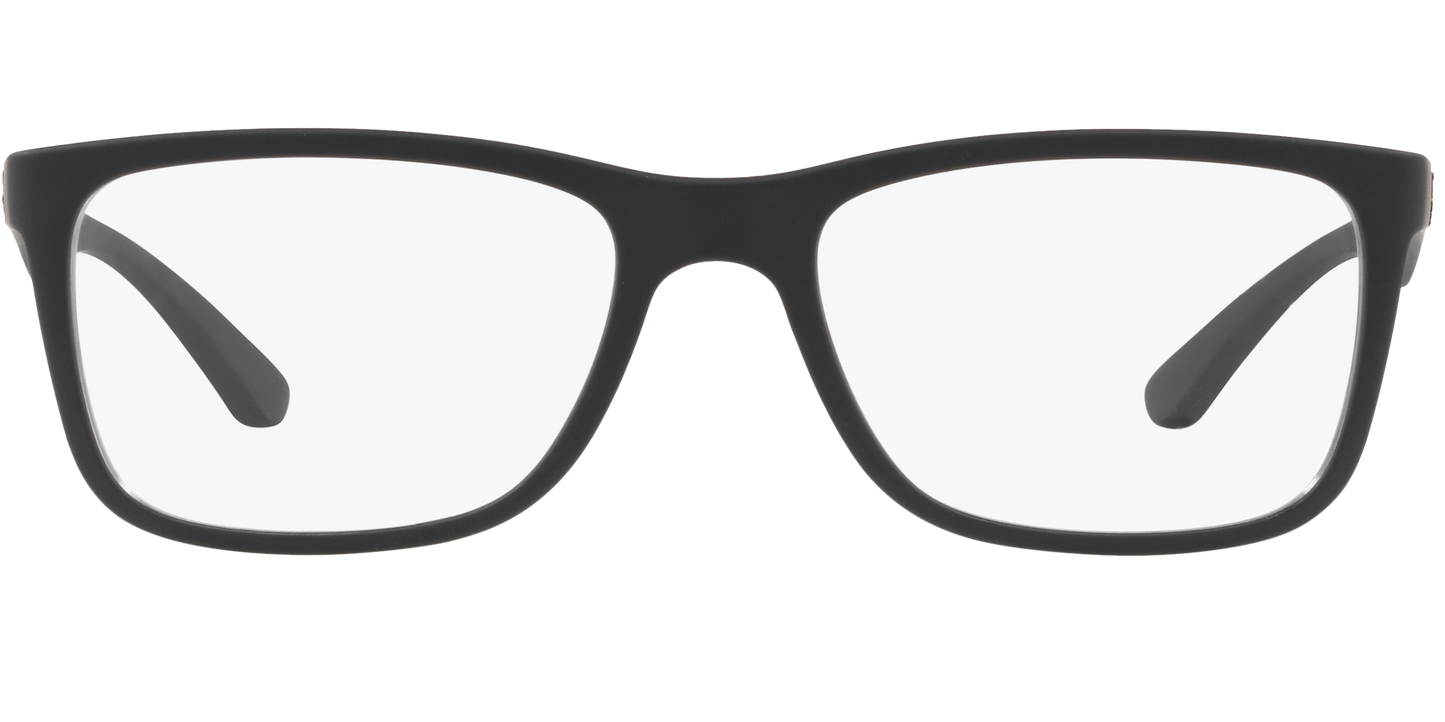 Ray-Ban 0RX 7027I 5196 (176) Square Matte black Eyeglasses