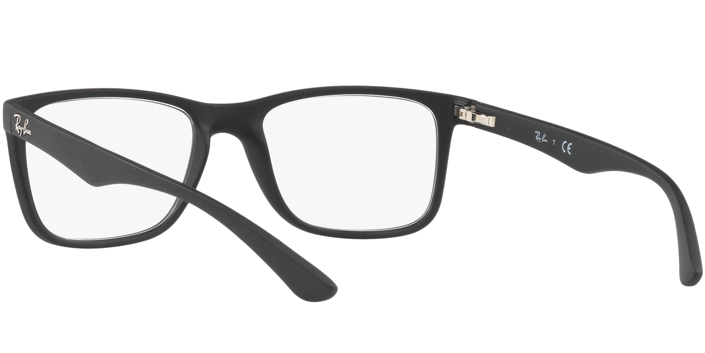 Ray-Ban 0RX 7027I 5196 (176) Square Matte black Eyeglasses