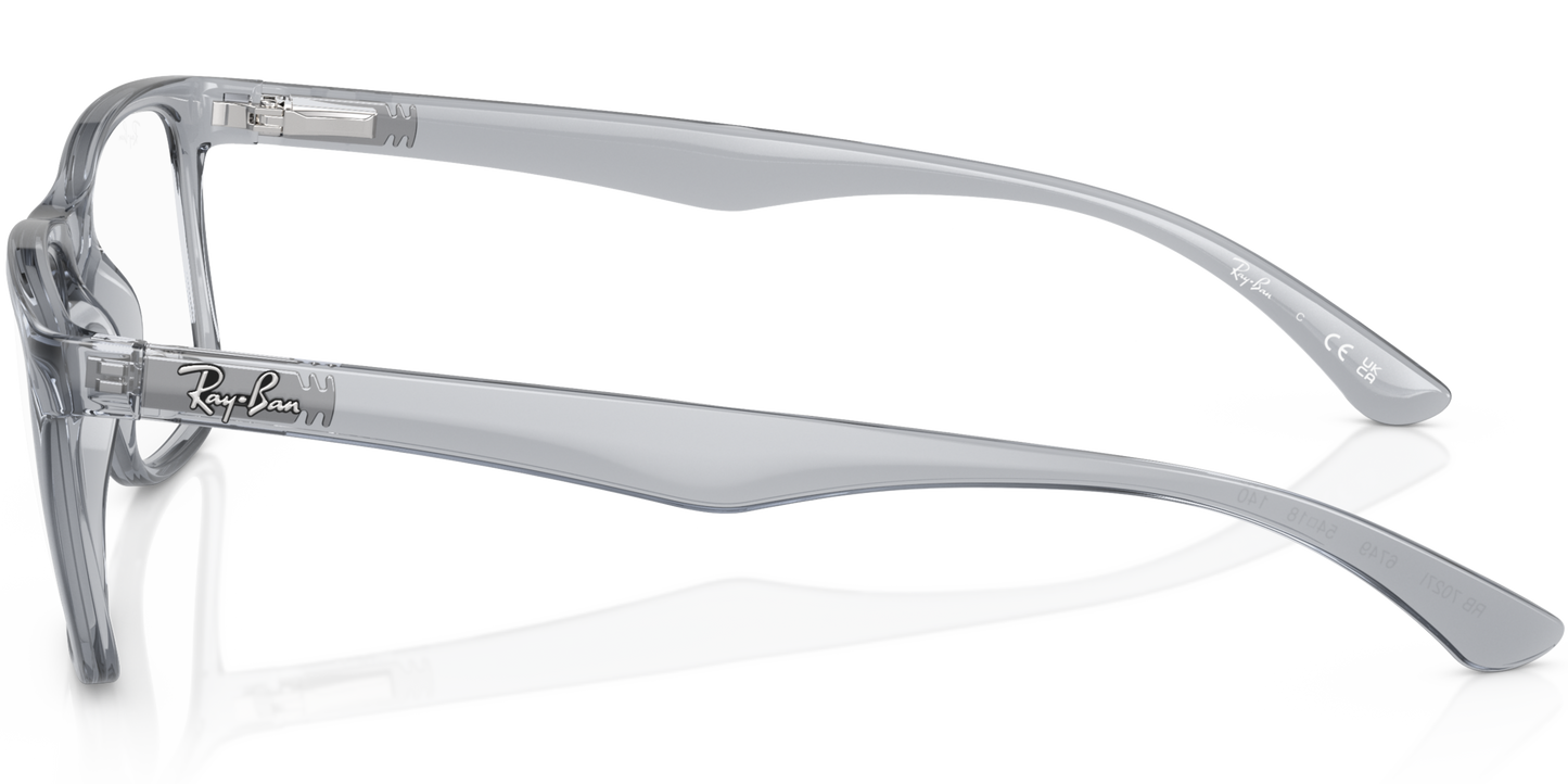 RAY-BAN 0RX7027I 6749 - Transparent grey Eyeglasses