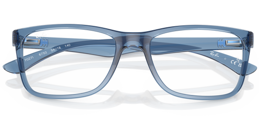 RAY-BAN 0RX7027I 6750 - Transparent blue Eyeglasses