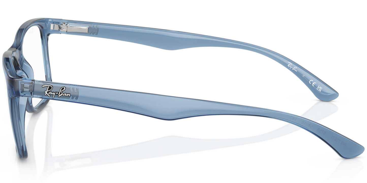 RAY-BAN 0RX7027I 6750 - Transparent blue Eyeglasses