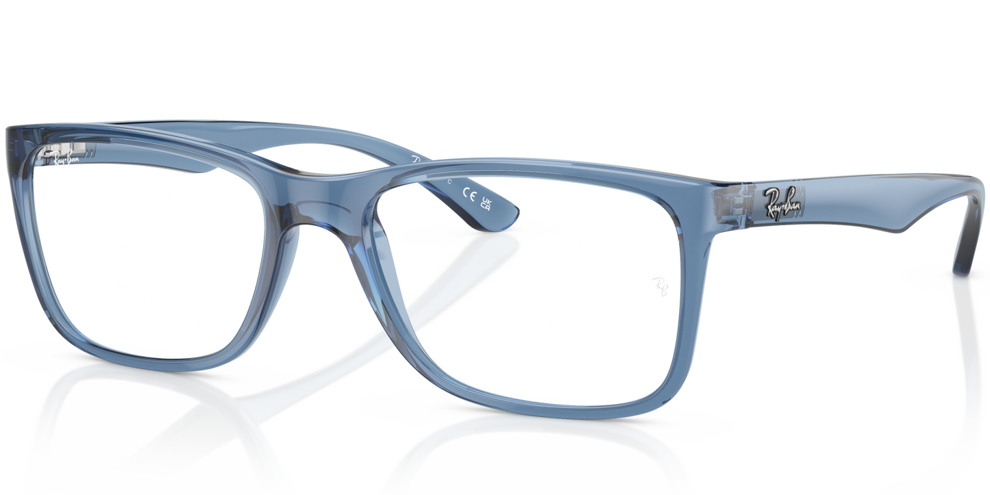 RAY-BAN 0RX7027I 6750 - Transparent blue Eyeglasses