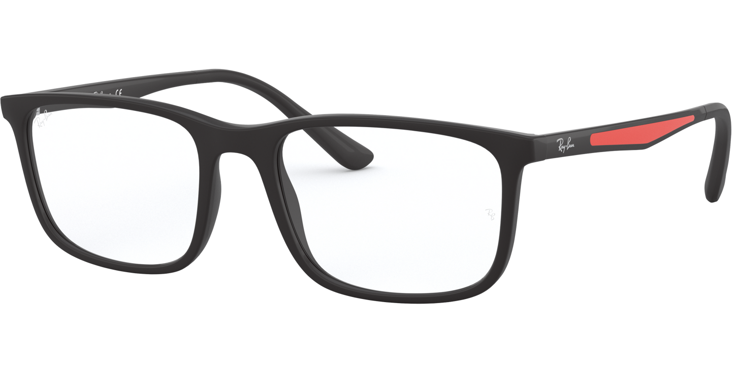 RAY-BAN 0RX7170I 5196 - Matte black Eyeglasses