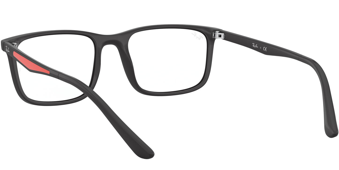 RAY-BAN 0RX7170I 5196 - Matte black Eyeglasses