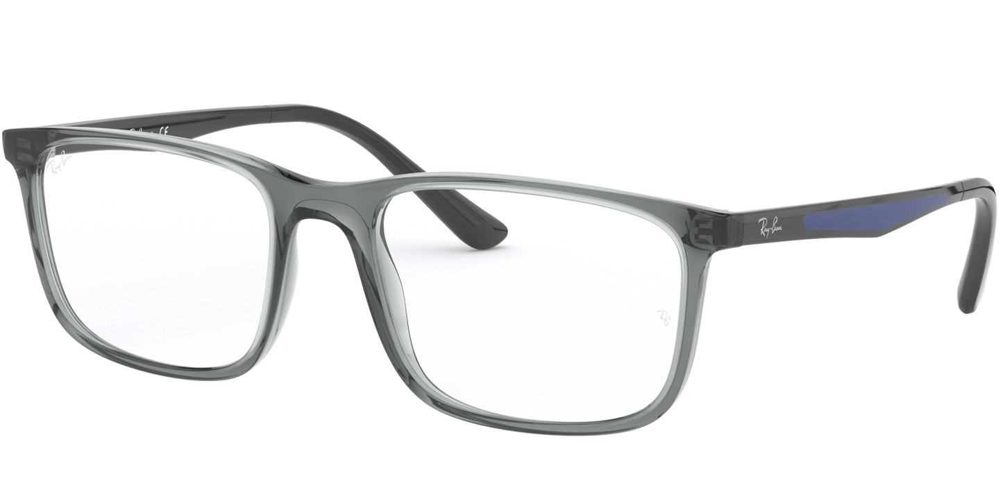 RAY-BAN 0RX7170I 5954 - Transparent grey Eyeglasses