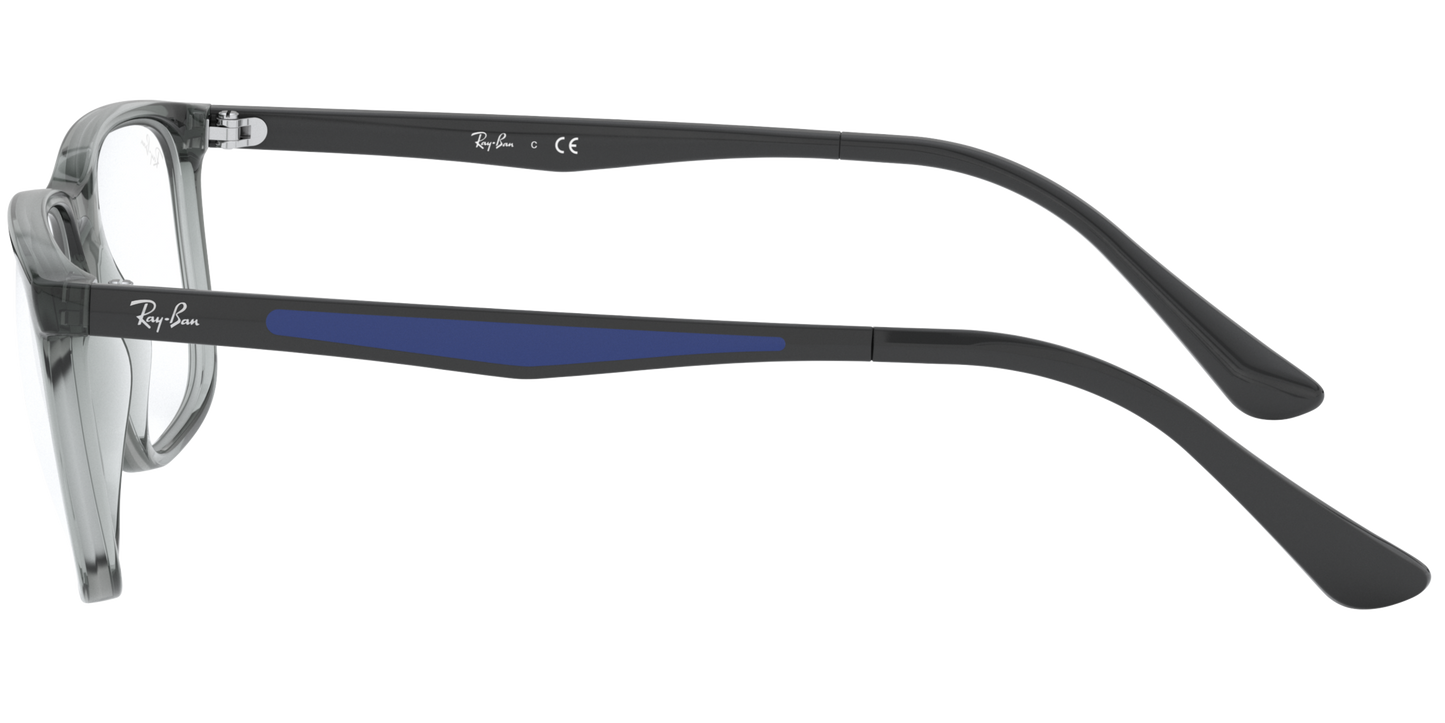 RAY-BAN 0RX7170I 5954 - Transparent grey Eyeglasses