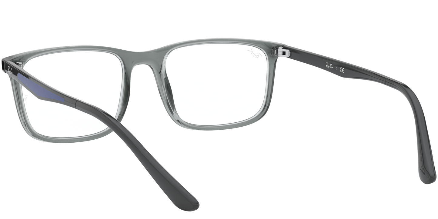 RAY-BAN 0RX7170I 5954 - Transparent grey Eyeglasses