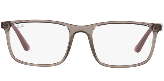 RAY-BAN 0RX7170I 8083 - Transparent grey Eyeglasses