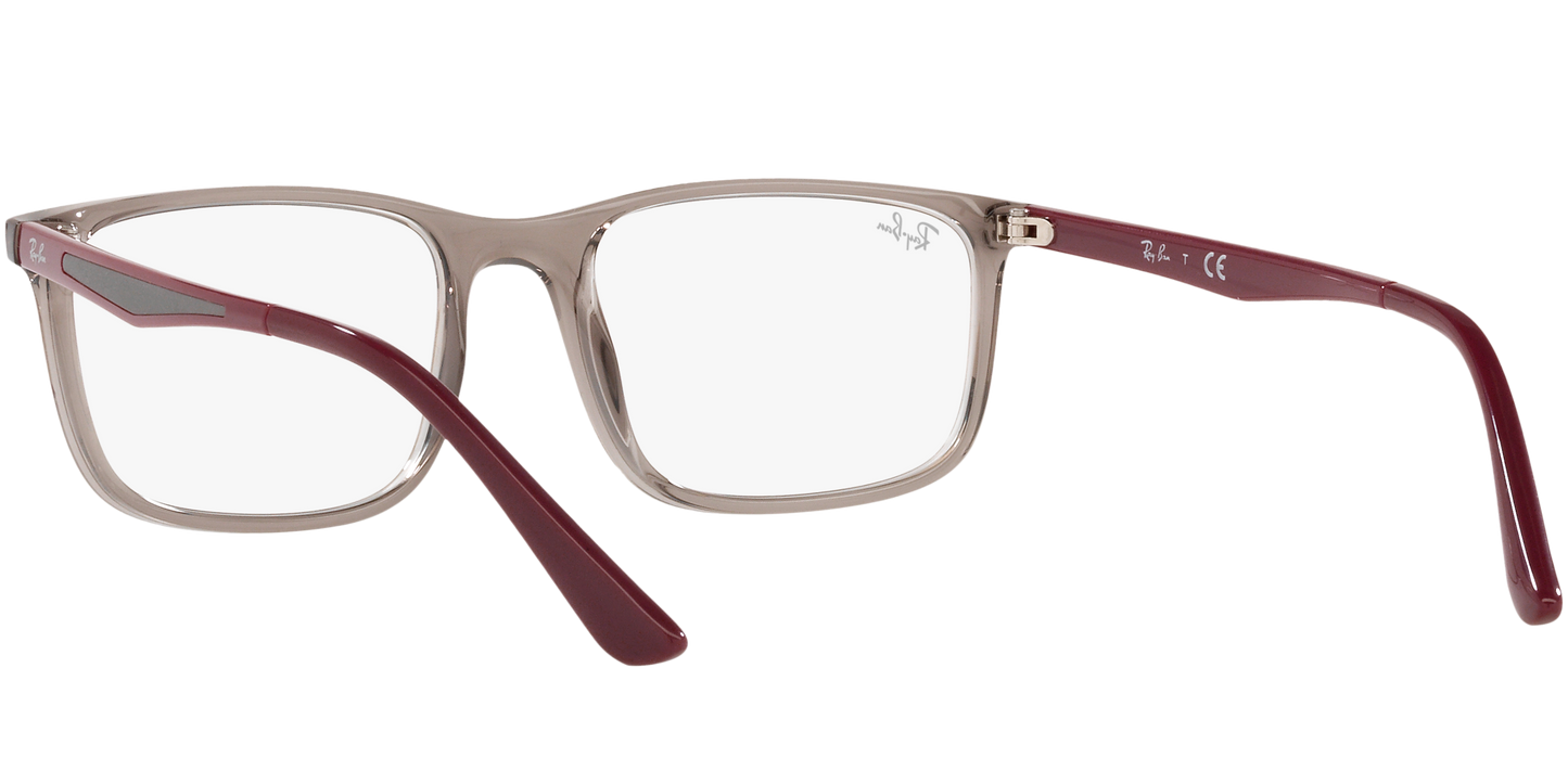 RAY-BAN 0RX7170I 8083 - Transparent grey Eyeglasses