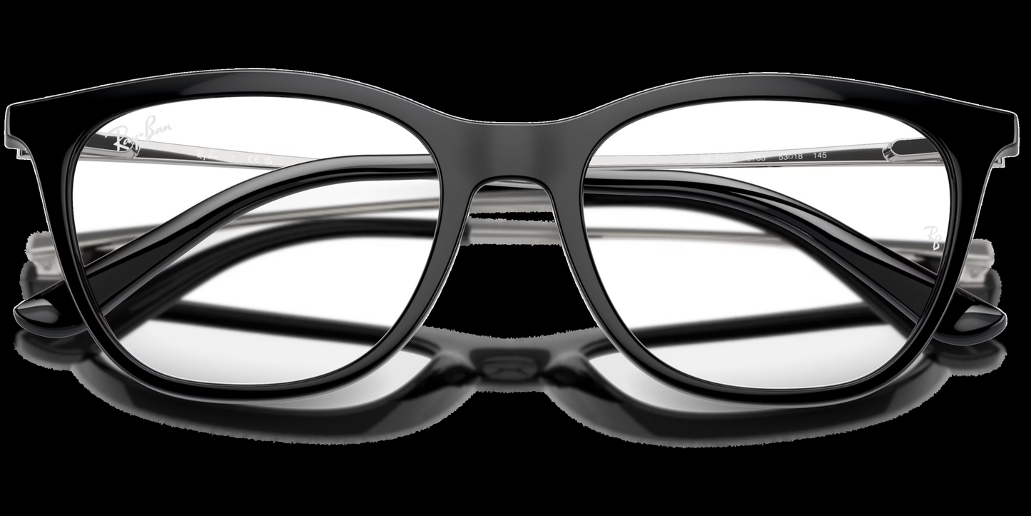 RAY-BAN 0RX7237I 5753 - Black Eyeglasses