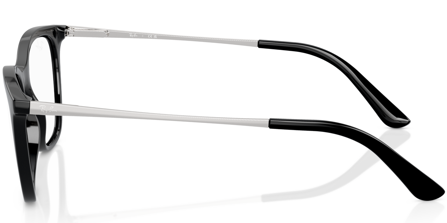 RAY-BAN 0RX7237I 5753 - Black Eyeglasses