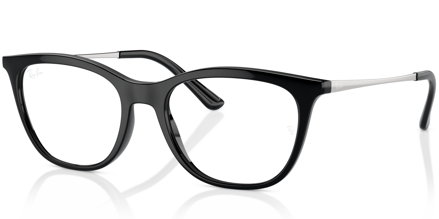 RAY-BAN 0RX7237I 5753 - Black Eyeglasses