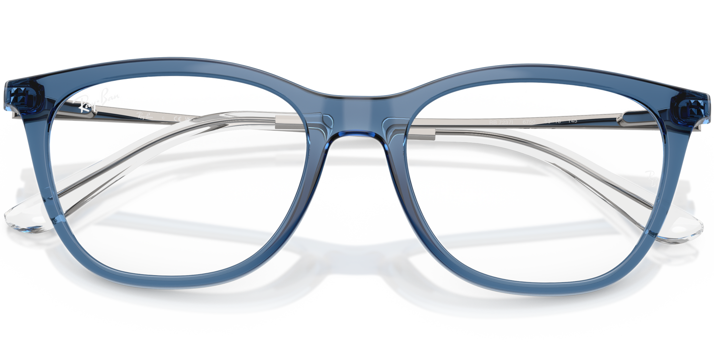 RAY-BAN 0RX7237I 6750 - Transparent blue Eyeglasses