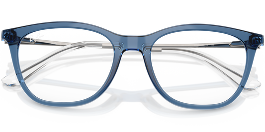 RAY-BAN 0RX7237I 6750 - Transparent blue Eyeglasses