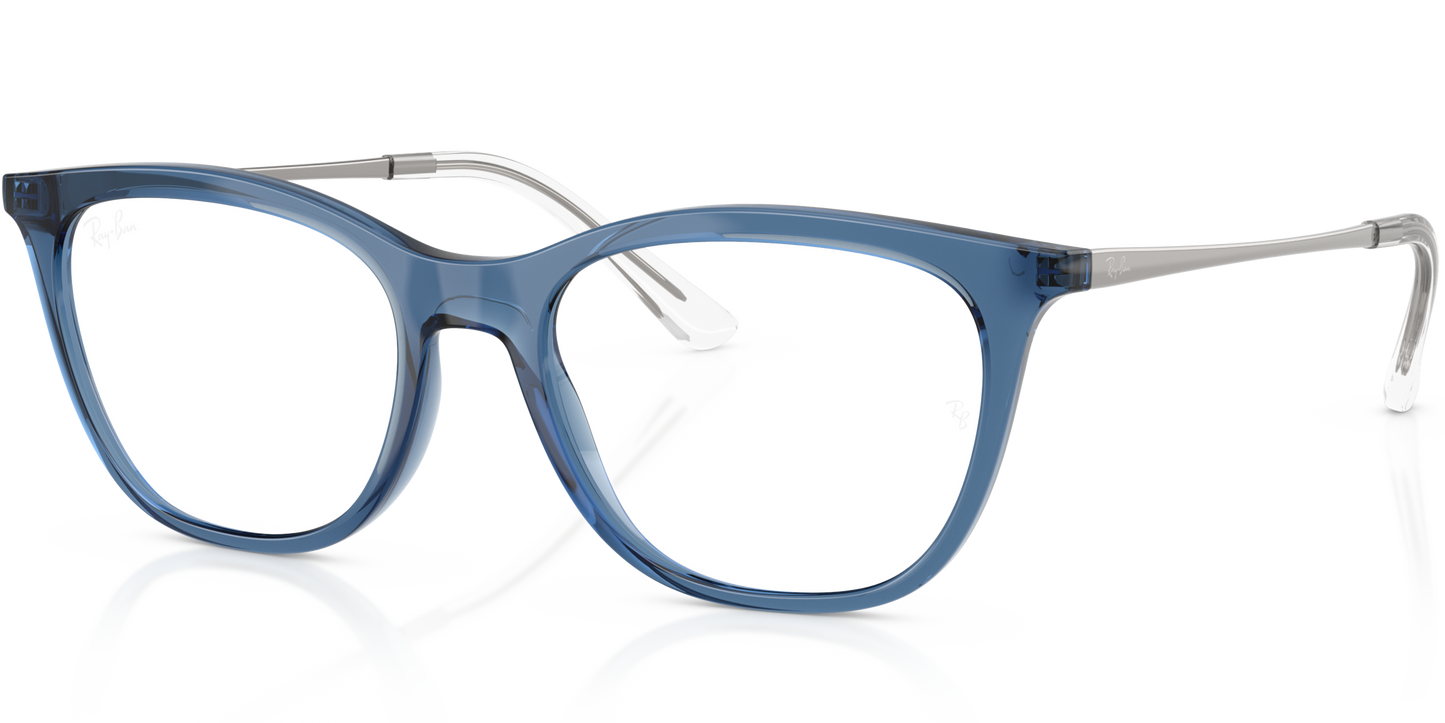 RAY-BAN 0RX7237I 6750 - Transparent blue Eyeglasses