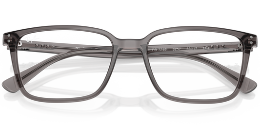 RAY-BAN 0RX7249I 8257 - Transparent grey Eyeglasses