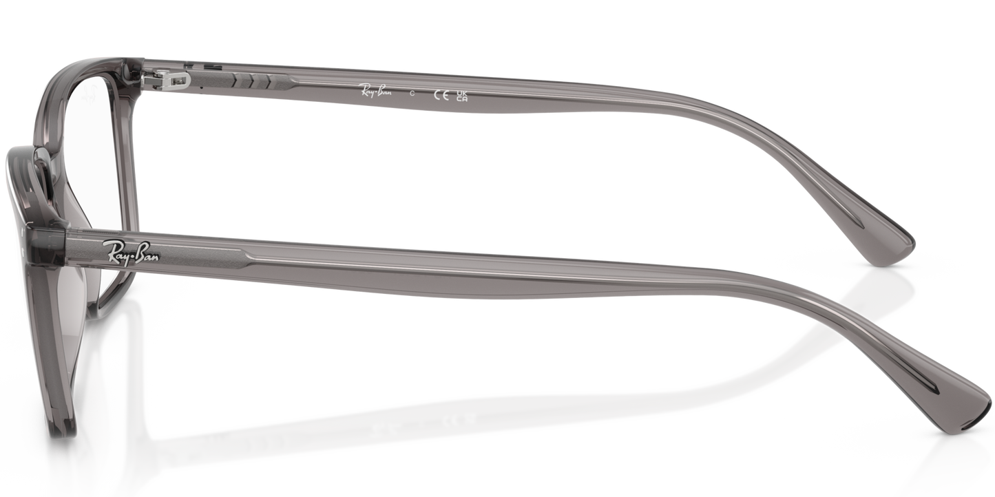 RAY-BAN 0RX7249I 8257 - Transparent grey Eyeglasses