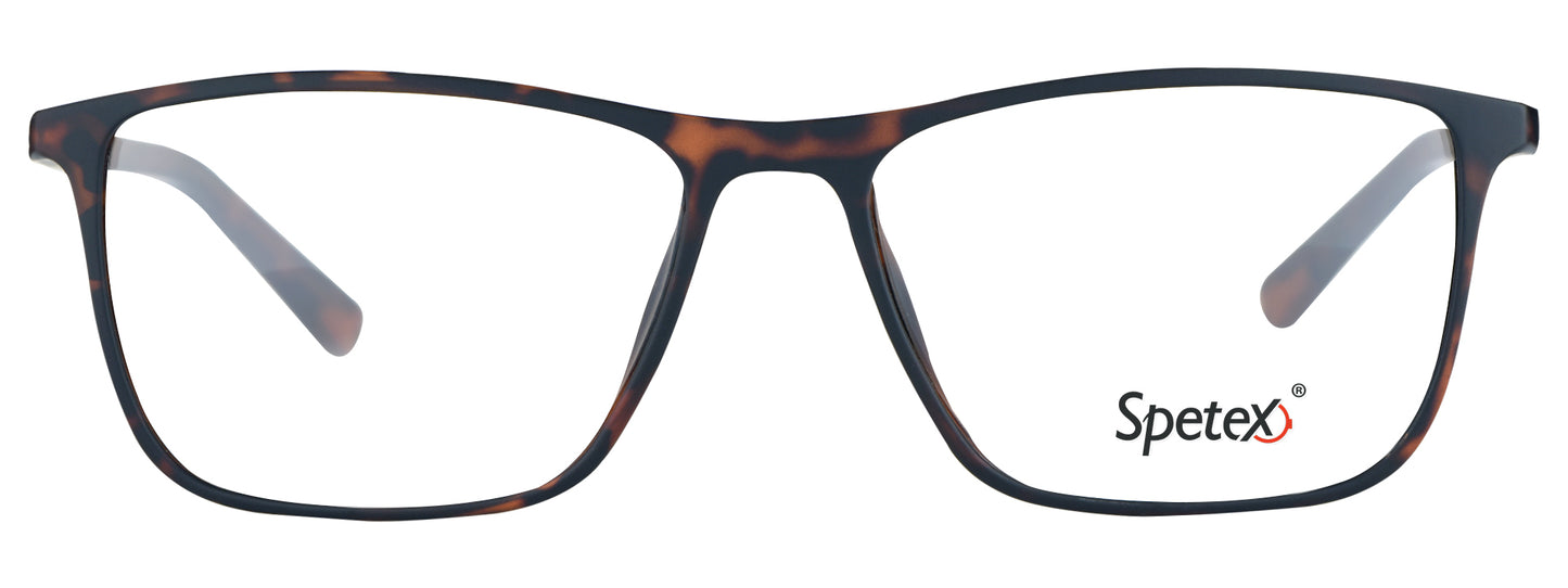 TM 592 C8 Medium Tortoise Brown Unisex Eyeglasses
