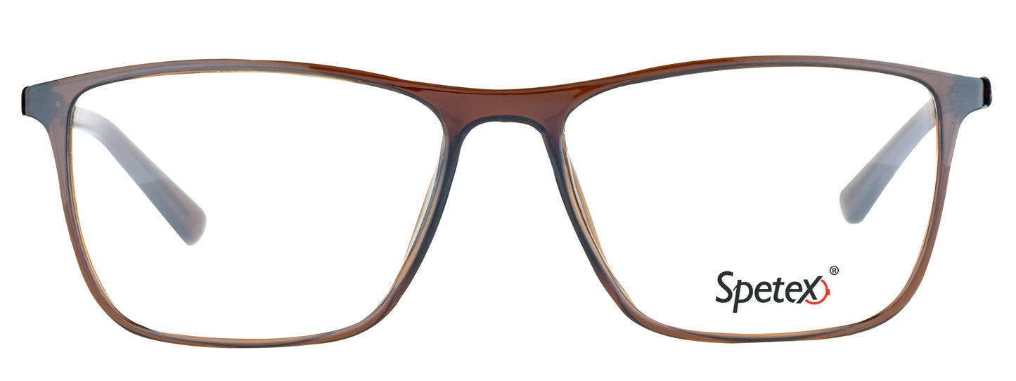TM 592 C5 Medium Brown Unisex Eyeglasses