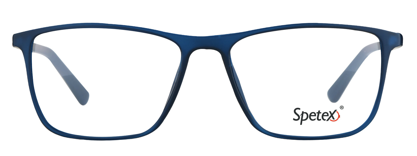 TM 592 C7 Medium Blue Unisex Eyeglasses