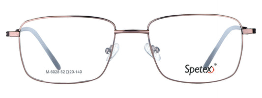 Spetex M-6028 Medium Brown Unisex Eyeglasses