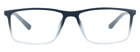 TM 591 C6 Medium Black/White Unisex Eyeglasses on white background