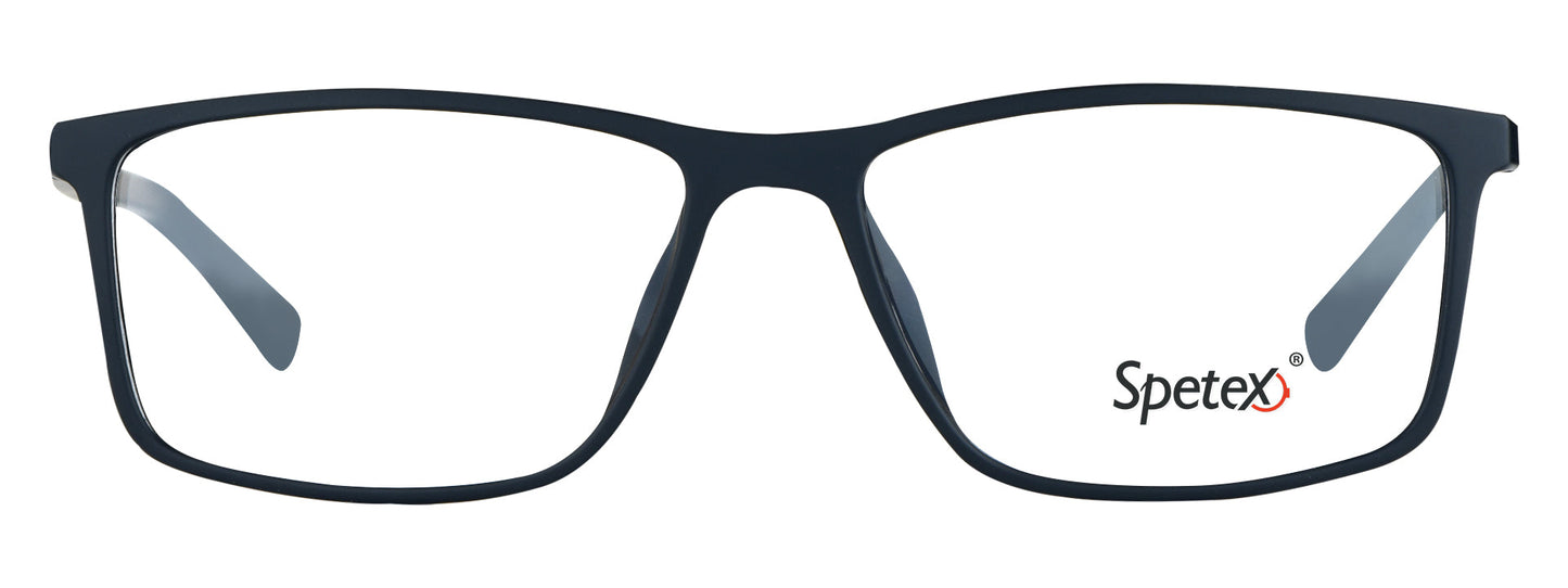 TM 591 C2 medium matte black unisex eyeglasses frame.