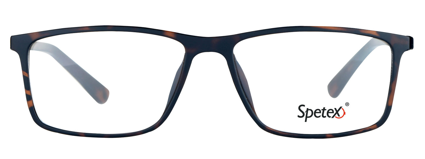 TM 591 C8 Medium Tortoise Brown Unisex Eyeglasses
