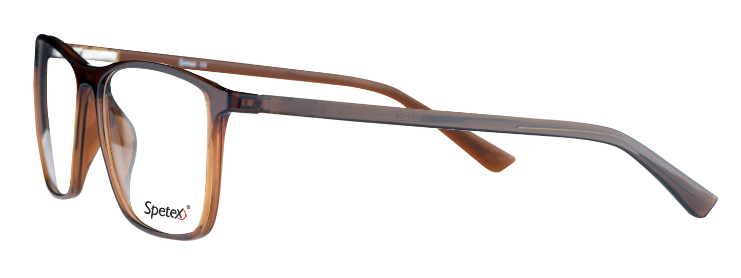 TM 592 C5 Medium Brown Unisex Eyeglasses