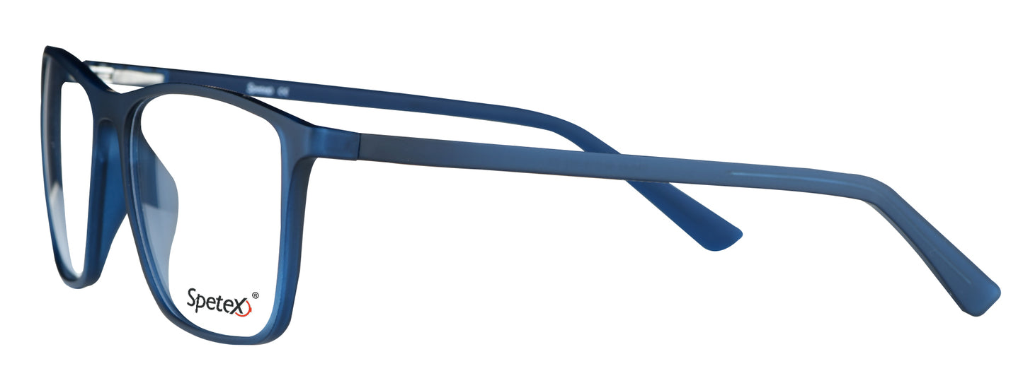 TM 592 C7 Medium Blue Unisex Eyeglasses