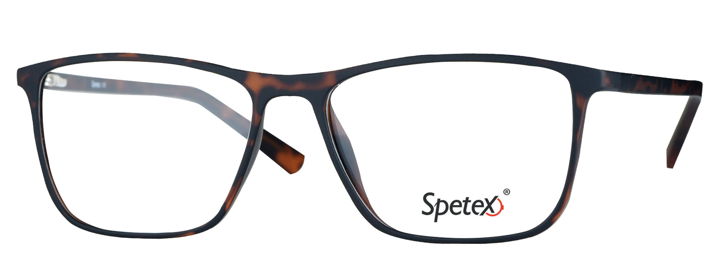 TM 592 C8 Medium Tortoise Brown Unisex Eyeglasses