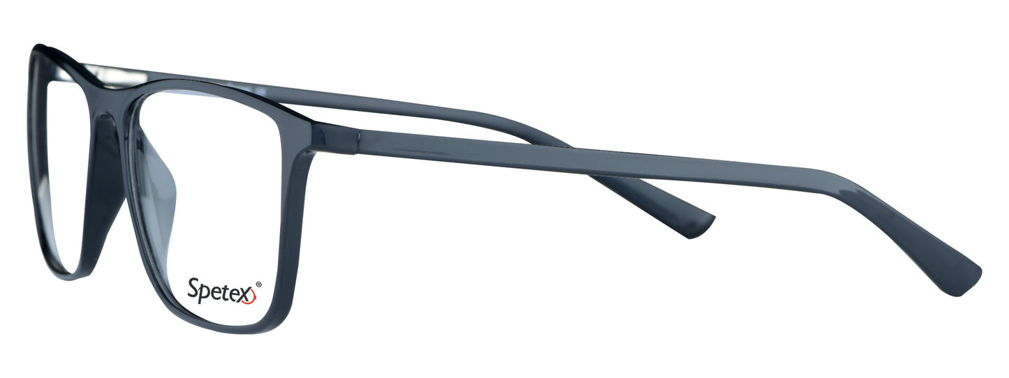 TM 592 C1 Medium Black Unisex Eyeglasses