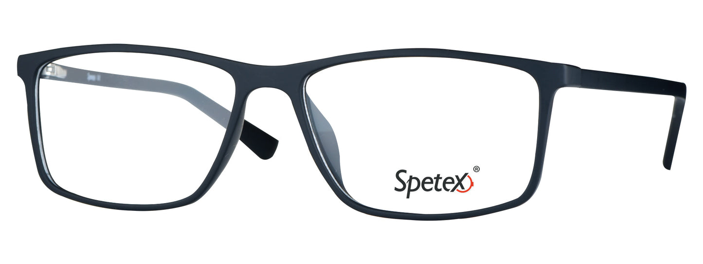 TM 591 C2 medium matte black unisex eyeglasses.