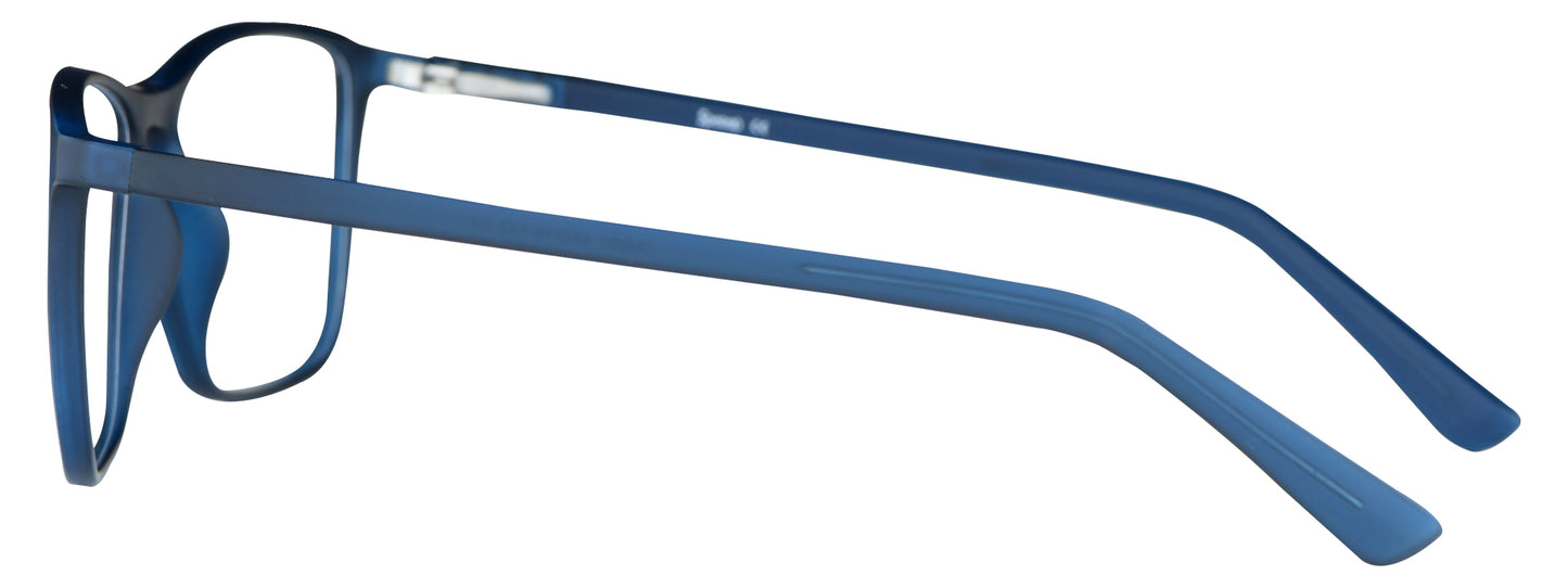 TM 592 C7 Medium Blue Unisex Eyeglasses