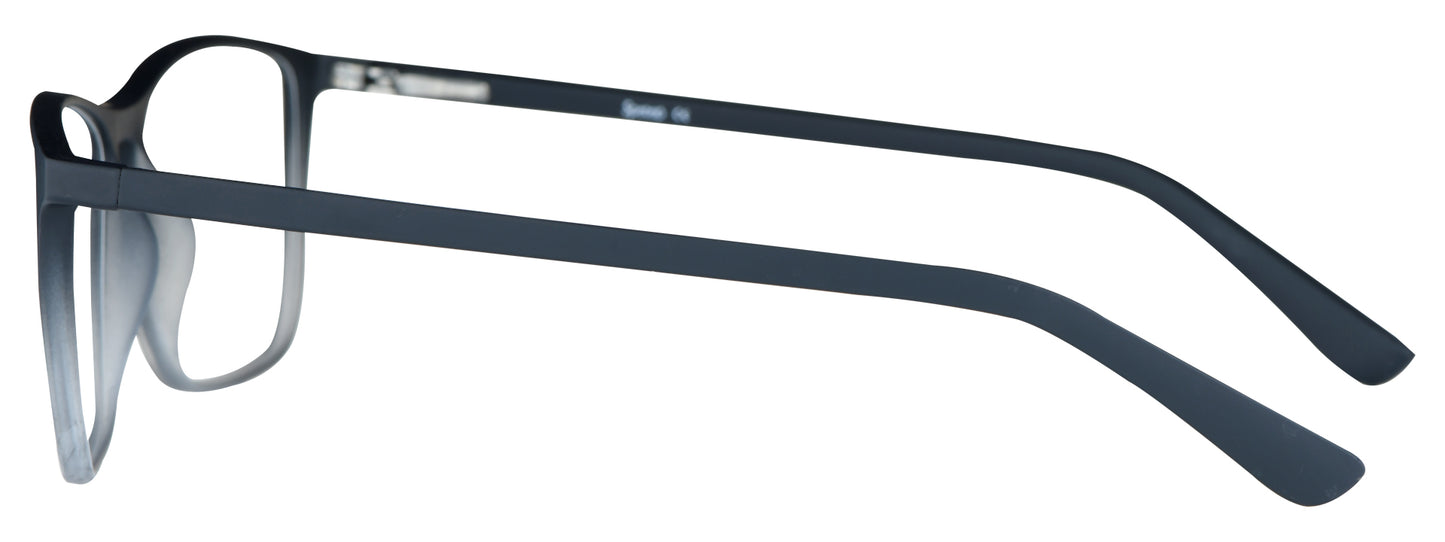 TM 592 C6 Medium Black/White Unisex Eyeglasses