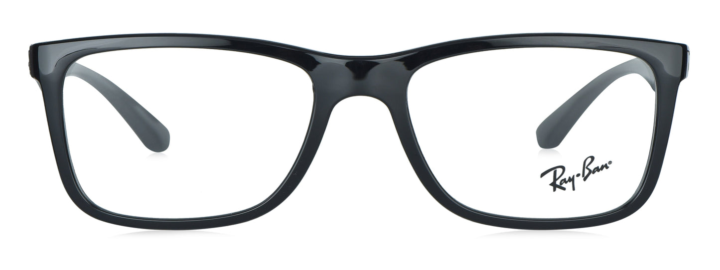 RB 7027I 2000 medium black unisex premium eyeglasses.
