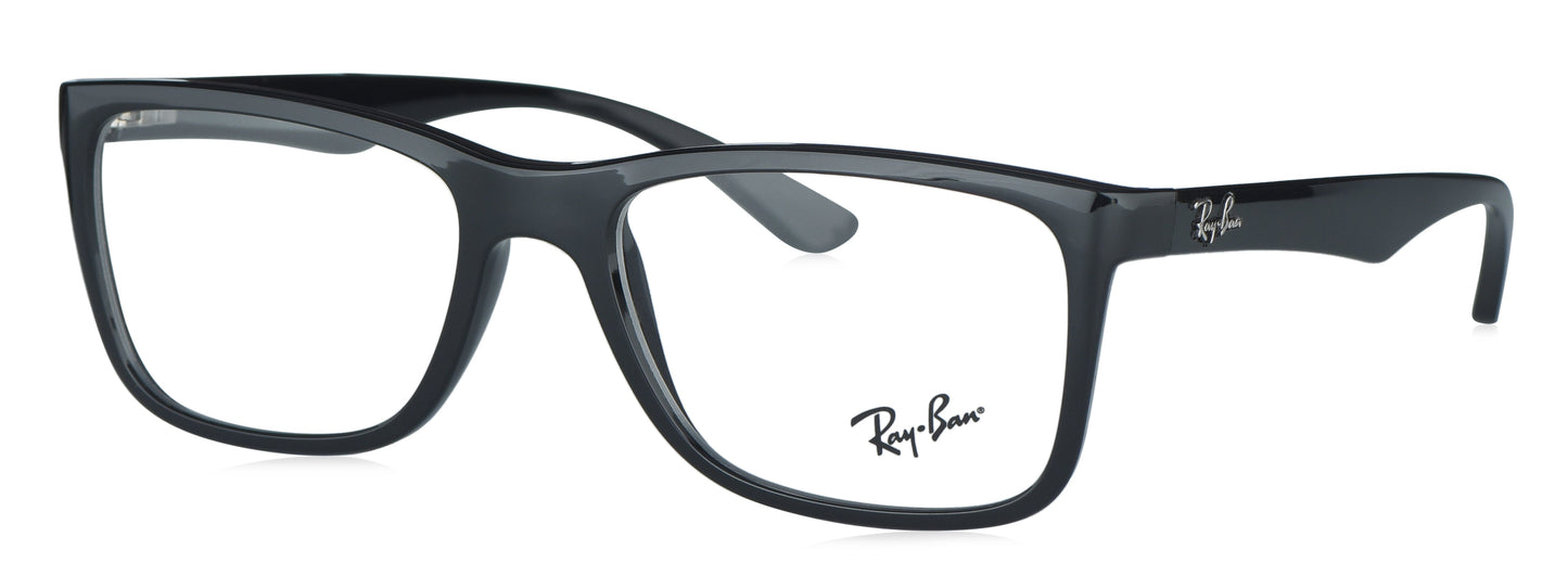 RB 7027I 2000 medium black unisex premium eyeglasses.