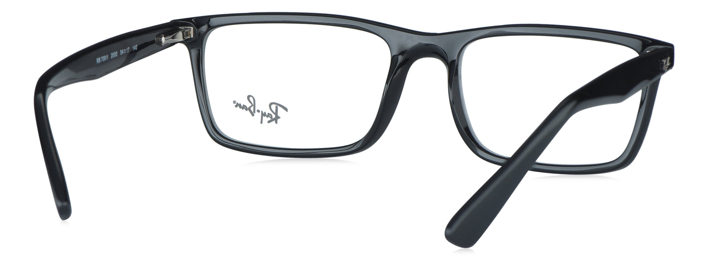 RB 7027I 2000 medium black unisex premium eyeglasses.
