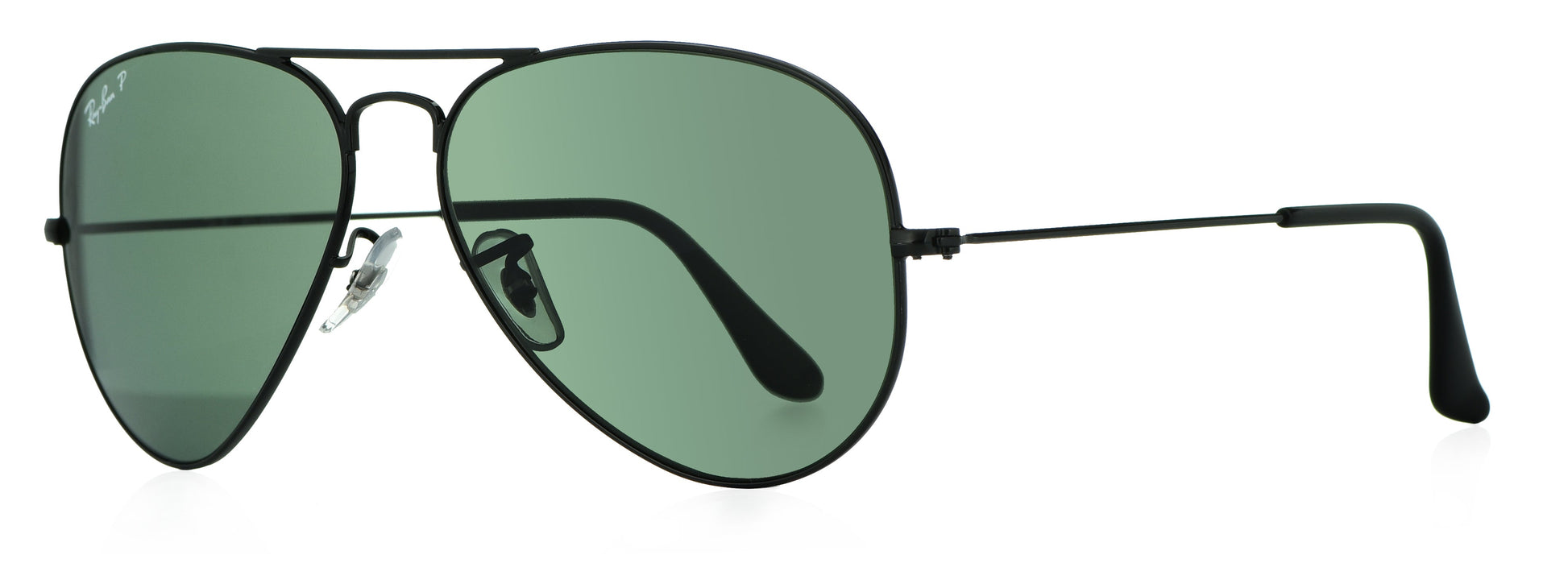Ray Ban RB 3025 002/58 Large G15 Unisex Premium Sunglasses, classic aviator design, green lenses.