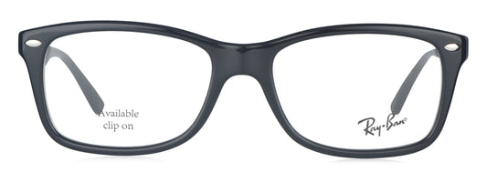 RB 5228 2000 medium black unisex premium eyeglasses.