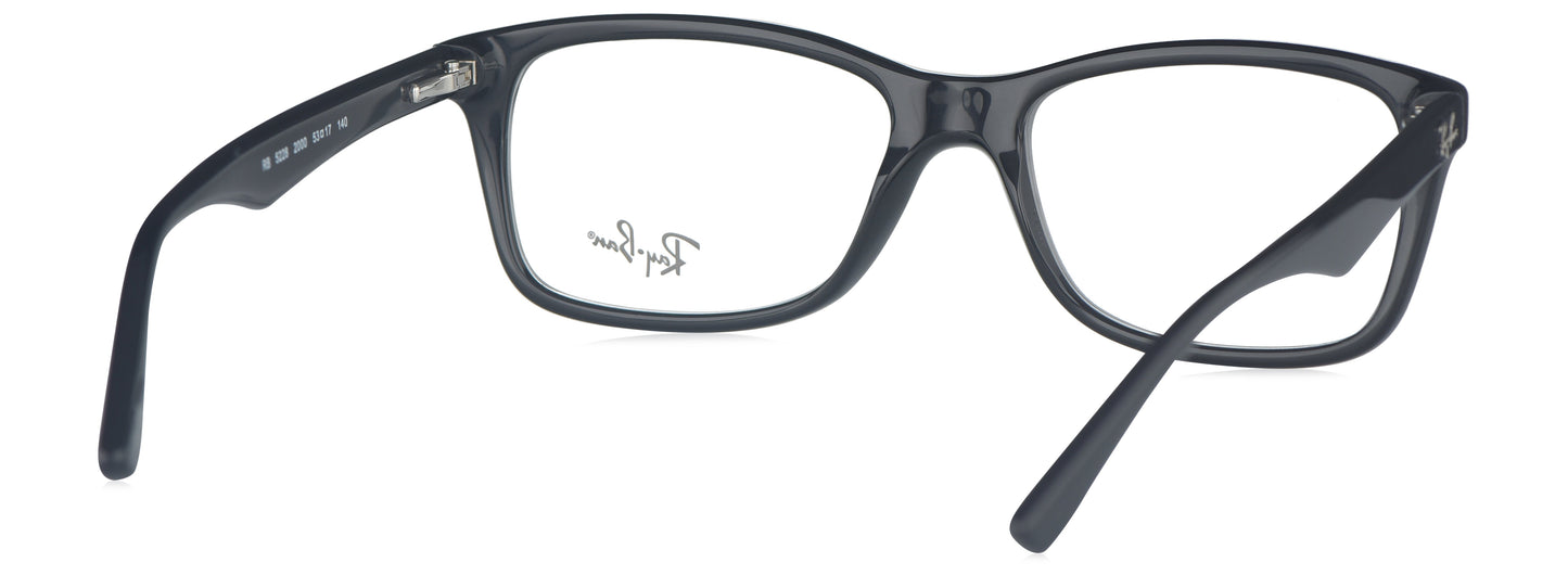 RB 5228 2000 medium black unisex premium eyeglasses.