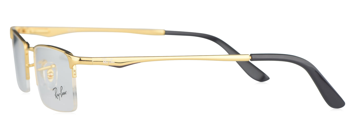 Ray-Ban RB 6304I 2500 medium Gold/Black Unisex Premium Eyeglasses